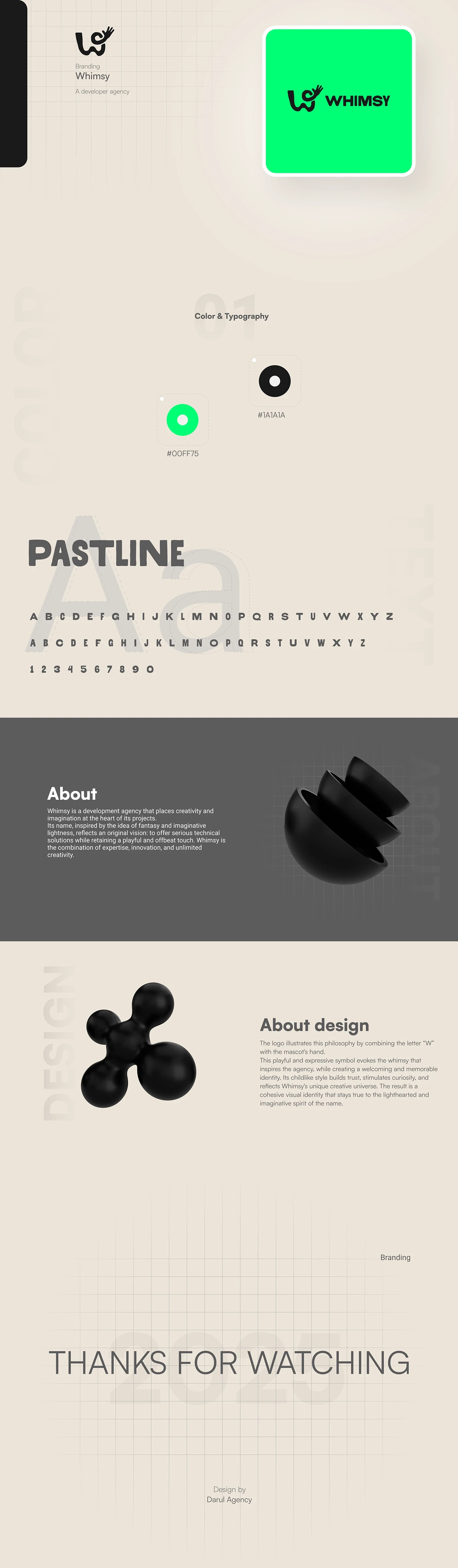Planche de présentation de Whimsy, publication de Quentin Darul.